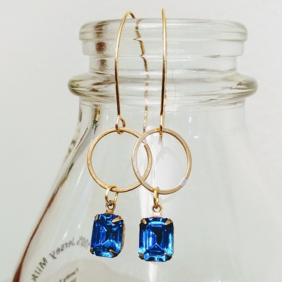 Not For Sale🌿Vintage Swarovski & Brass Rings - Picture 4 of 7